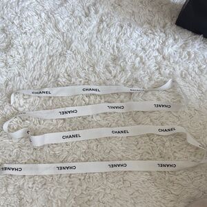Chanel White Ribbon extra large 2.5 yrds